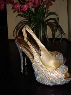 Handmade crystal shoes have been ordered (pic)