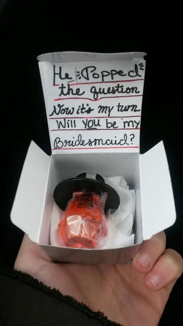 Bridesmaids proposal