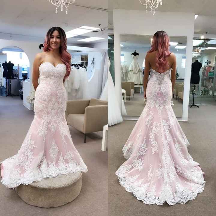 Pink/blush wedding dresses!