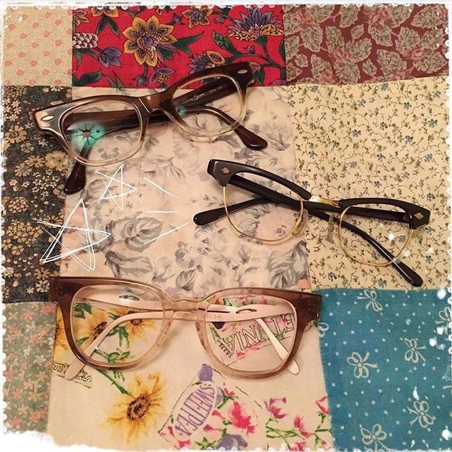 Brides with glasses