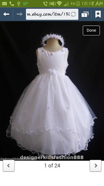 Just bought my flower girl dress! Let me see yours!