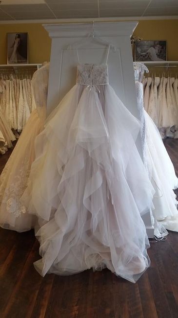 My alterations seamstress has been showing off my dress 2