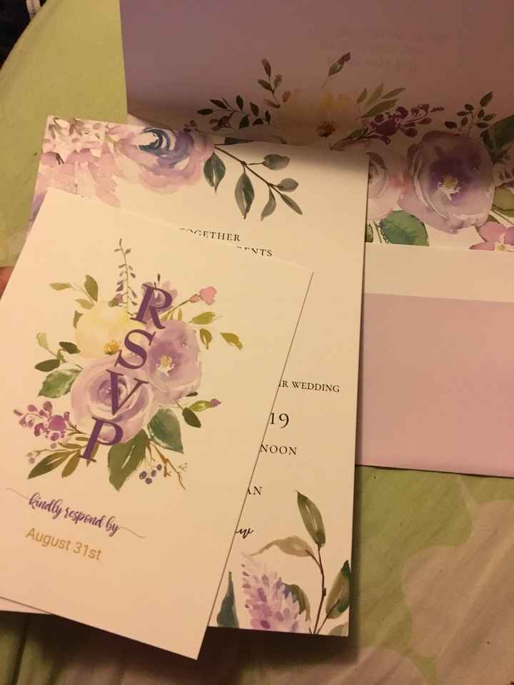 Invitations about to go out! So pretty - 1