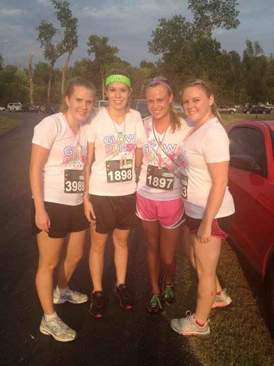 Bachelorette-Glow Run Tulsa! Pix!!