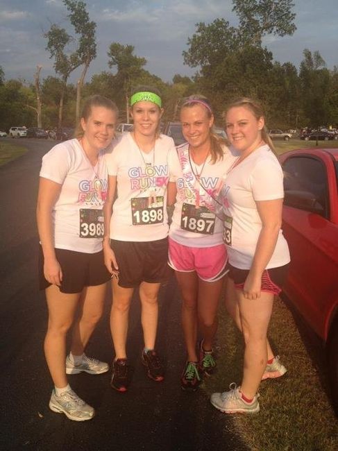Bachelorette-Glow Run Tulsa! Pix!!
