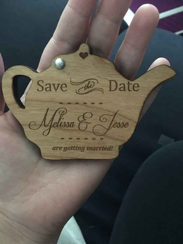 Got my save the dates today! Also help with mailing!