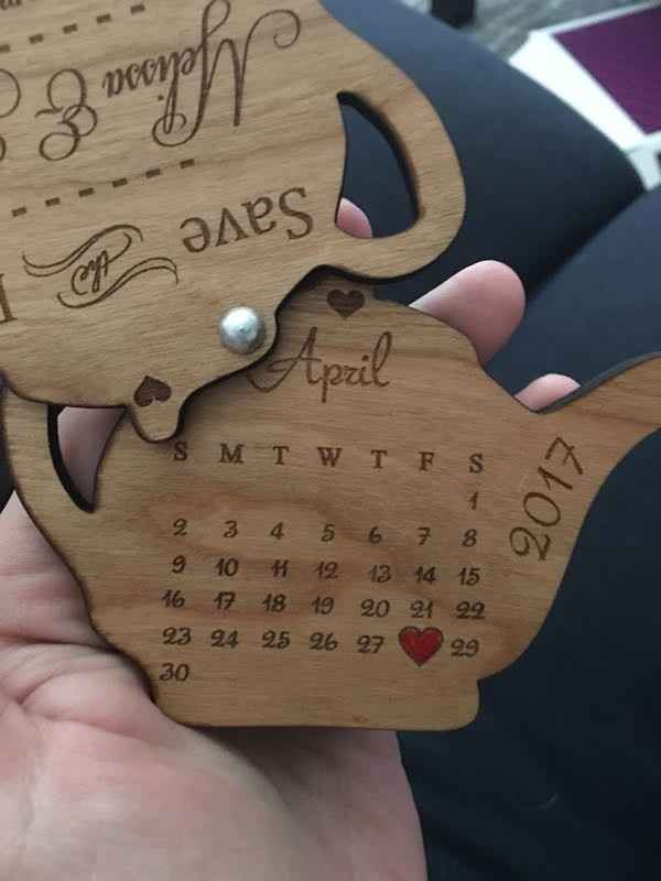 Got my save the dates today! Also help with mailing!