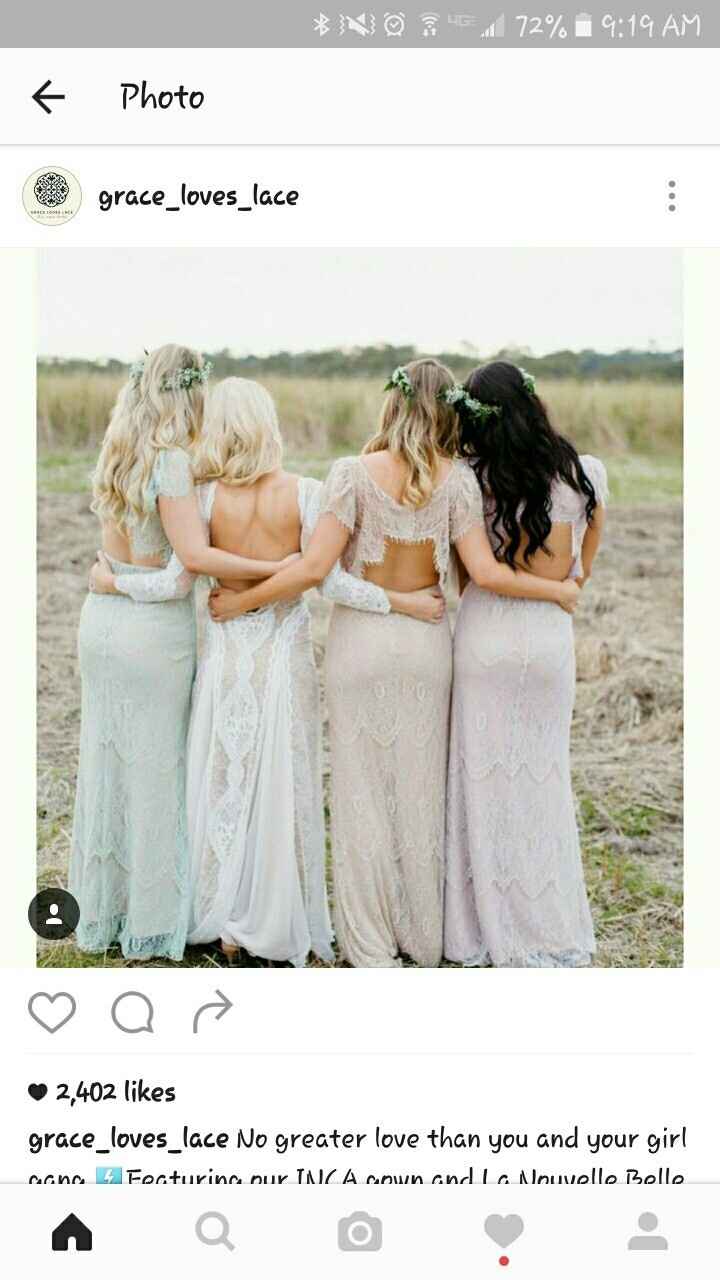 Looking for a Lavender Wedding Dress