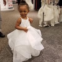 Ivory dress - should flower girl dresses be ivory or white? - 1