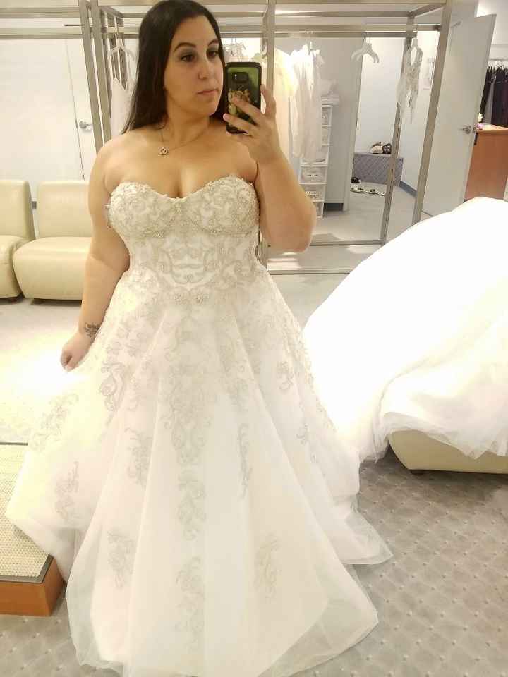 I said YES to the NEW DRESS!I cried!
