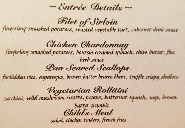 Menu Cards with Invitations? - 2