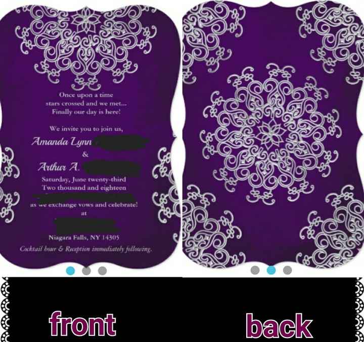 Invites! Let me se 'em! - 1