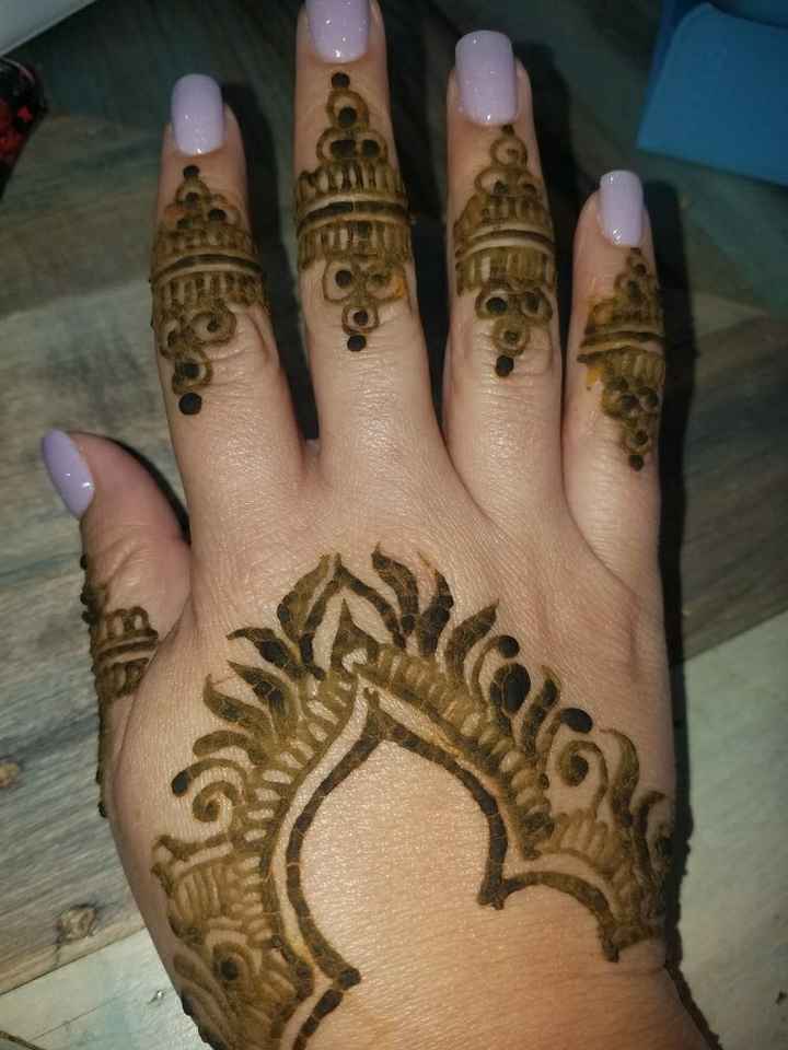 Bridal Henna - on and drying!! - 2
