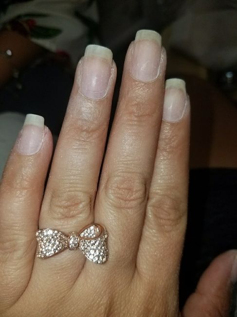 Wedding day nails, Done! dip powder/sns pics/info! 3