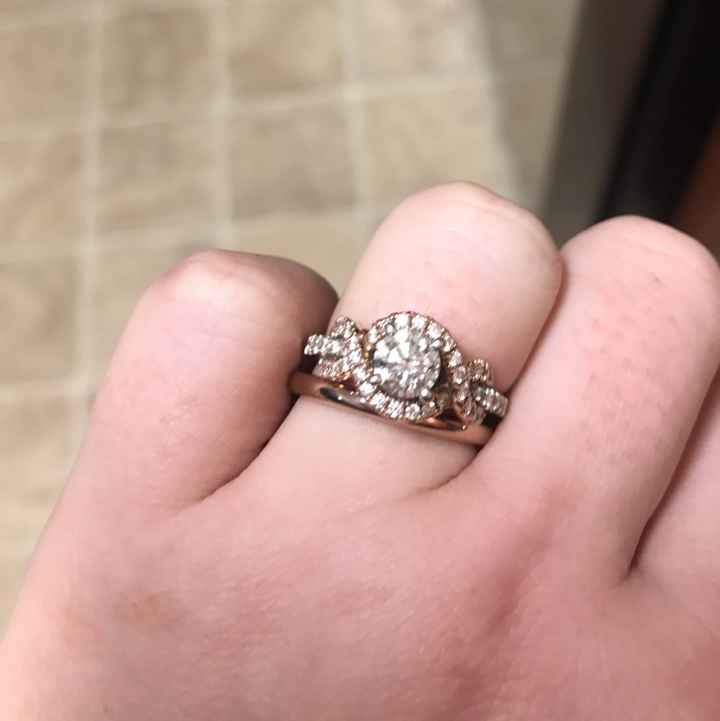  Choose a band to match engagement ring, or stand alone? - 1