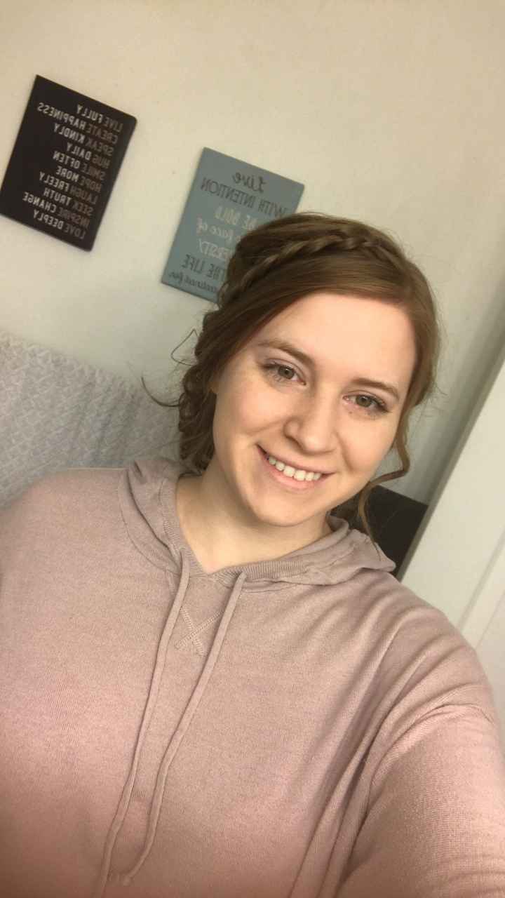  Had my second hair trial - 1