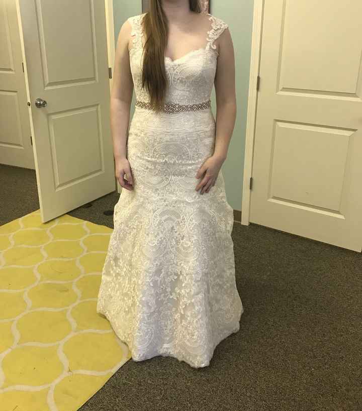 Put my dress on and was less than pleased - 2