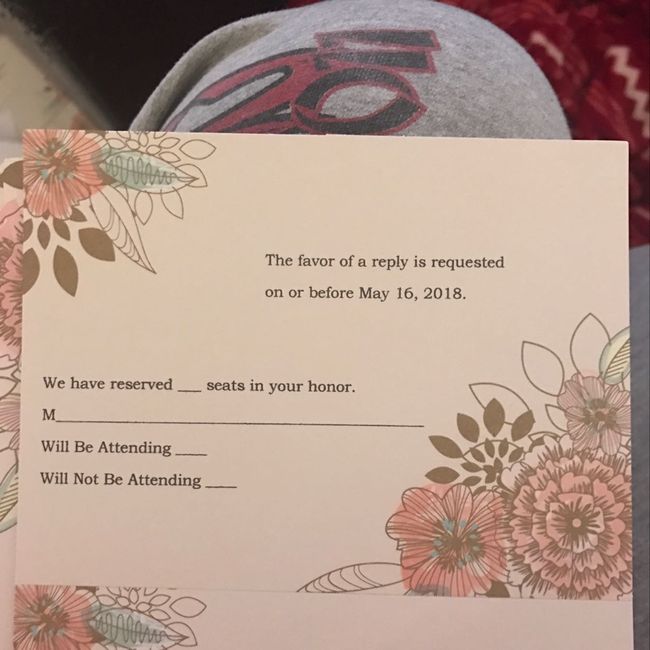  Help approve my rsvp Please - 1