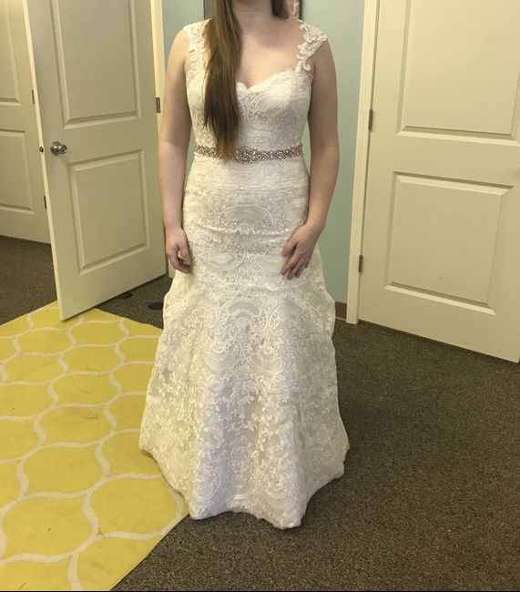 Put my dress on and was less than pleased - 2