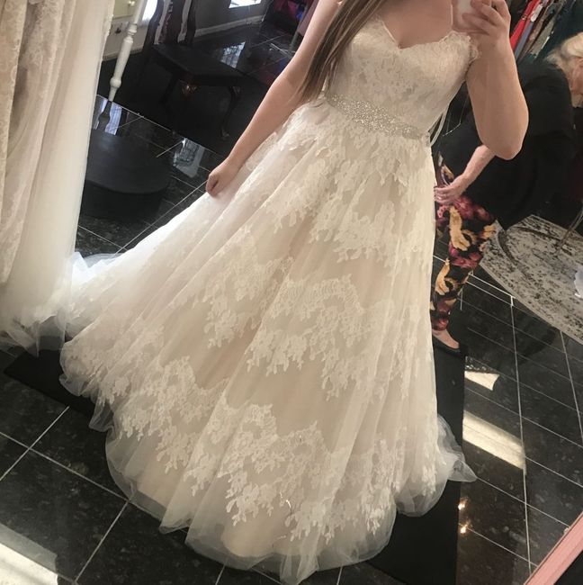 Blush wedding dress 4