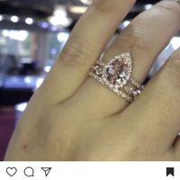 Pear/tear drop shaped rings - 1