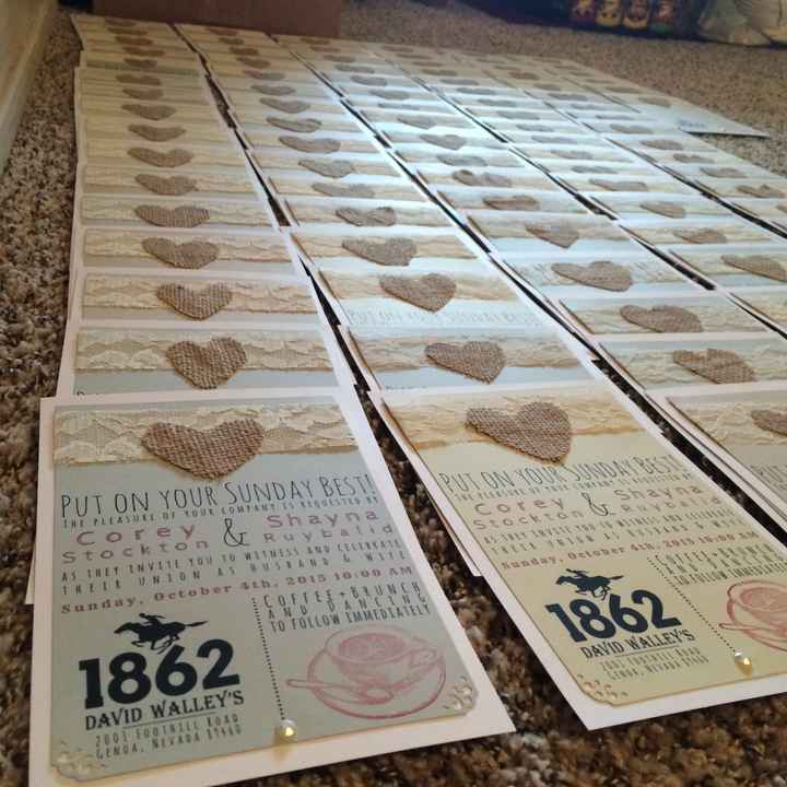 I hate wedding invites. Why did I choose to DIY again?