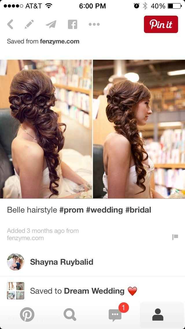 Wedding hair