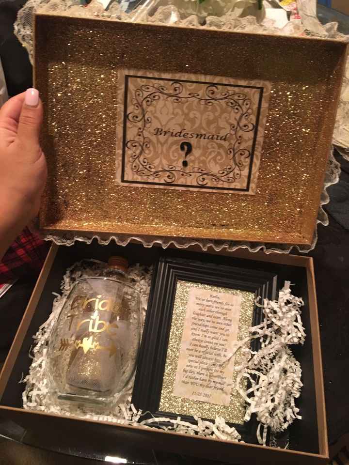 My bridal party proposal box