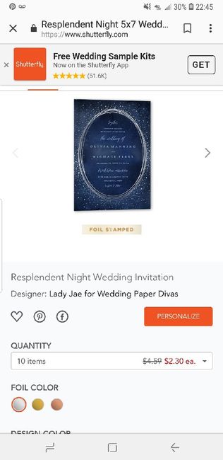 Invitations - White or Colorful? 2