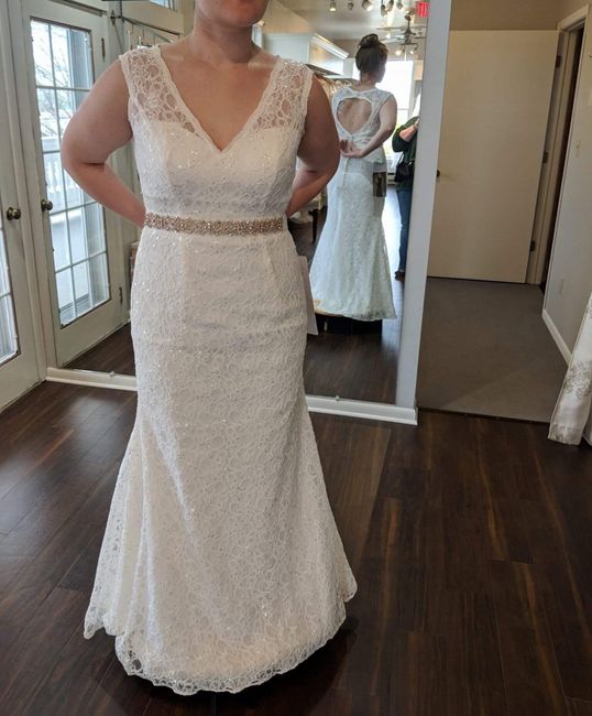 Picked up my dress tonight! - 3