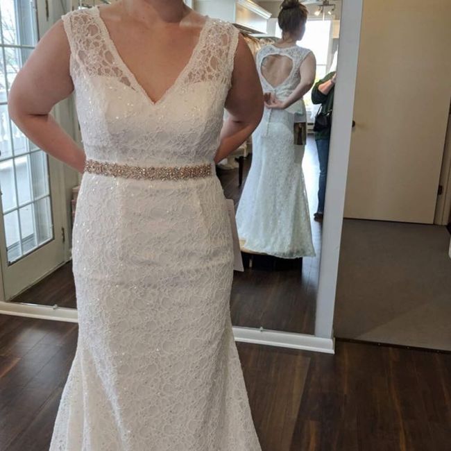 Bridesmaid dress as a wedding dress - 1