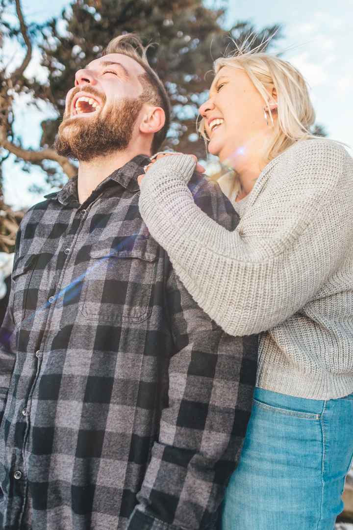Anyone have engagement photos that are neither cutesy nor glam? - 3