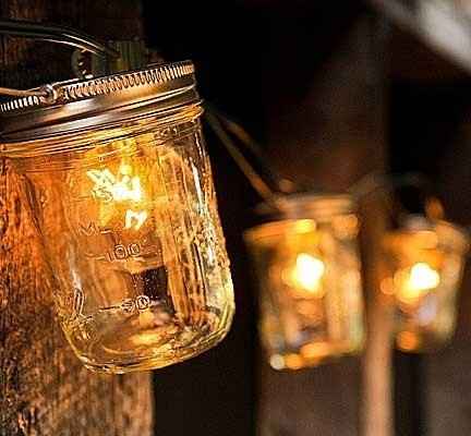 Hydranga and mason jars? Flowers?