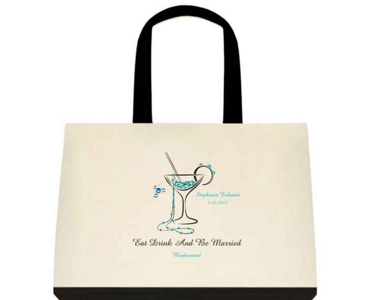 totes for bridal party from vista print