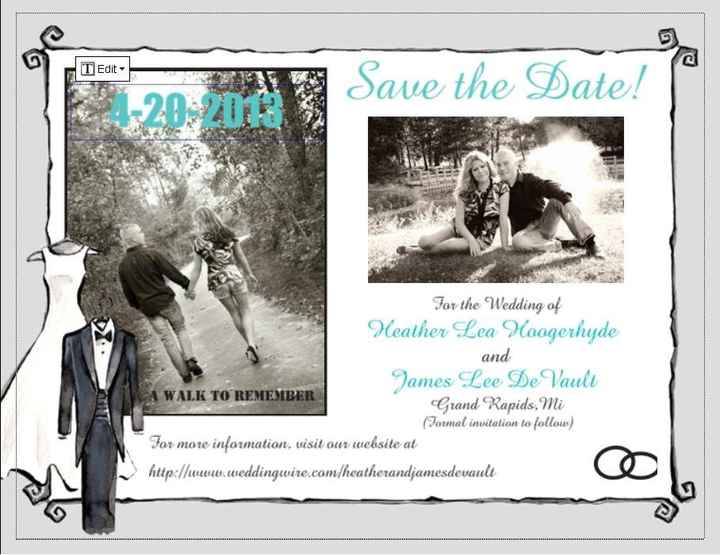 NEED YOUR HELP WITH MY SAVE THE DATE MAGNETS
