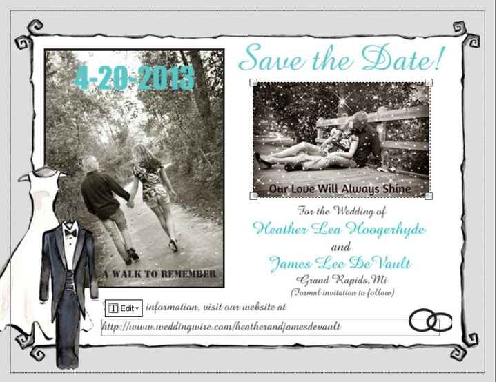 NEED YOUR HELP WITH MY SAVE THE DATE MAGNETS