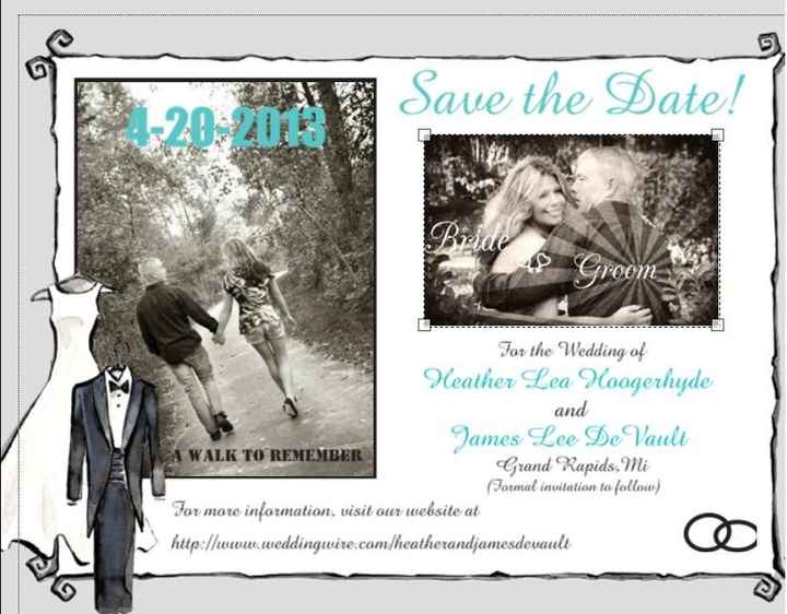 NEED YOUR HELP WITH MY SAVE THE DATE MAGNETS