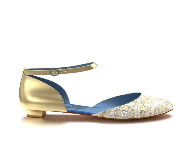 Flats for wedding day