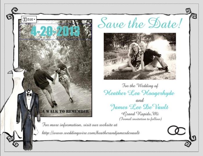NEED YOUR HELP WITH MY SAVE THE DATE MAGNETS