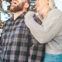 Anyone have engagement photos that are neither cutesy nor glam? - 3