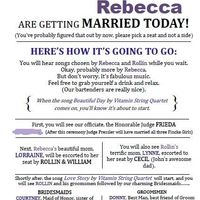 All about wedding programs...Let's see what you are doing