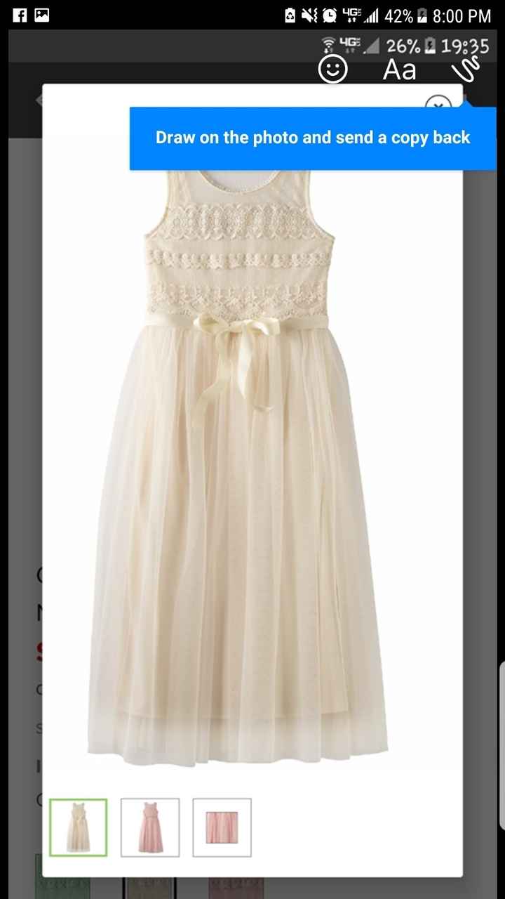 Help with flower girl dresses