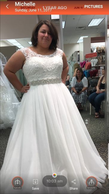 I wanna see your wedding dress!