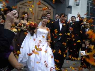 leaving reception - what to throw etc.