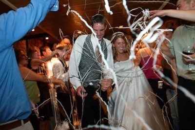 leaving reception - what to throw etc.