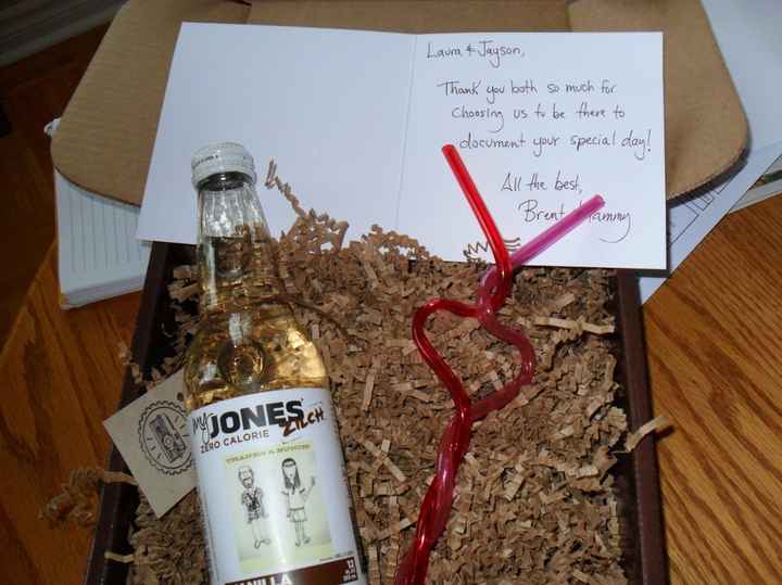 Just got a package from our photographer!
