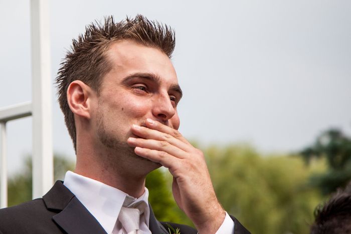 Groom's reactions to seeing their Bride walk down the aisle!