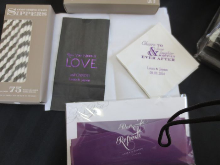 Unnecessary but cute wedding supplies, i love getting mail!