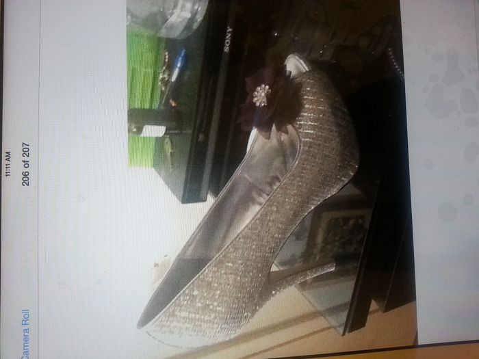 Show me your shoes and wedding band!!!!!!! I WANT TO SEE!!!!! =)