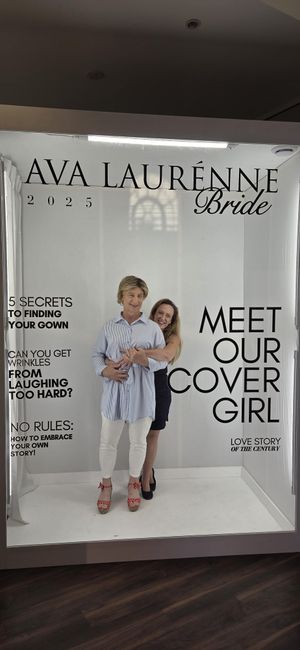 After we said 'Yes, to our dresses' at Ava Laurenne, Fredericksburg,  VA